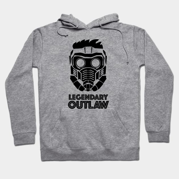 Star-Lord Legendary Outlaw in Black Hoodie by Paranormal Punchers